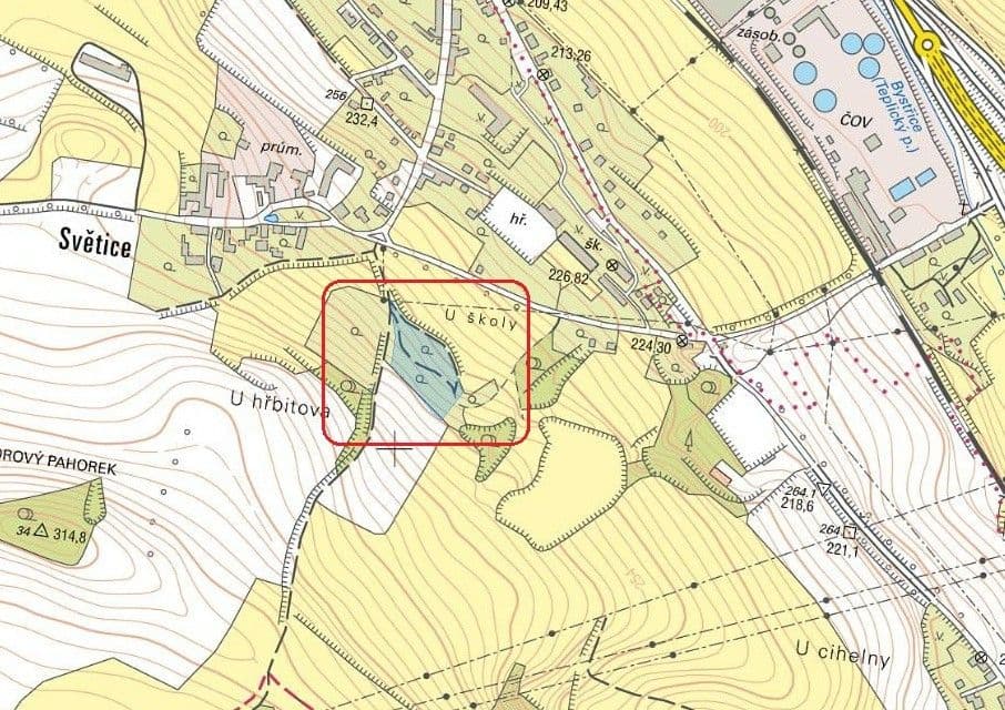 Predaj pozemku 8.573 m², Bystřany, Ústecký kraj Predaj pozemku 8.573 m², Bystřany, Ústecký kraj