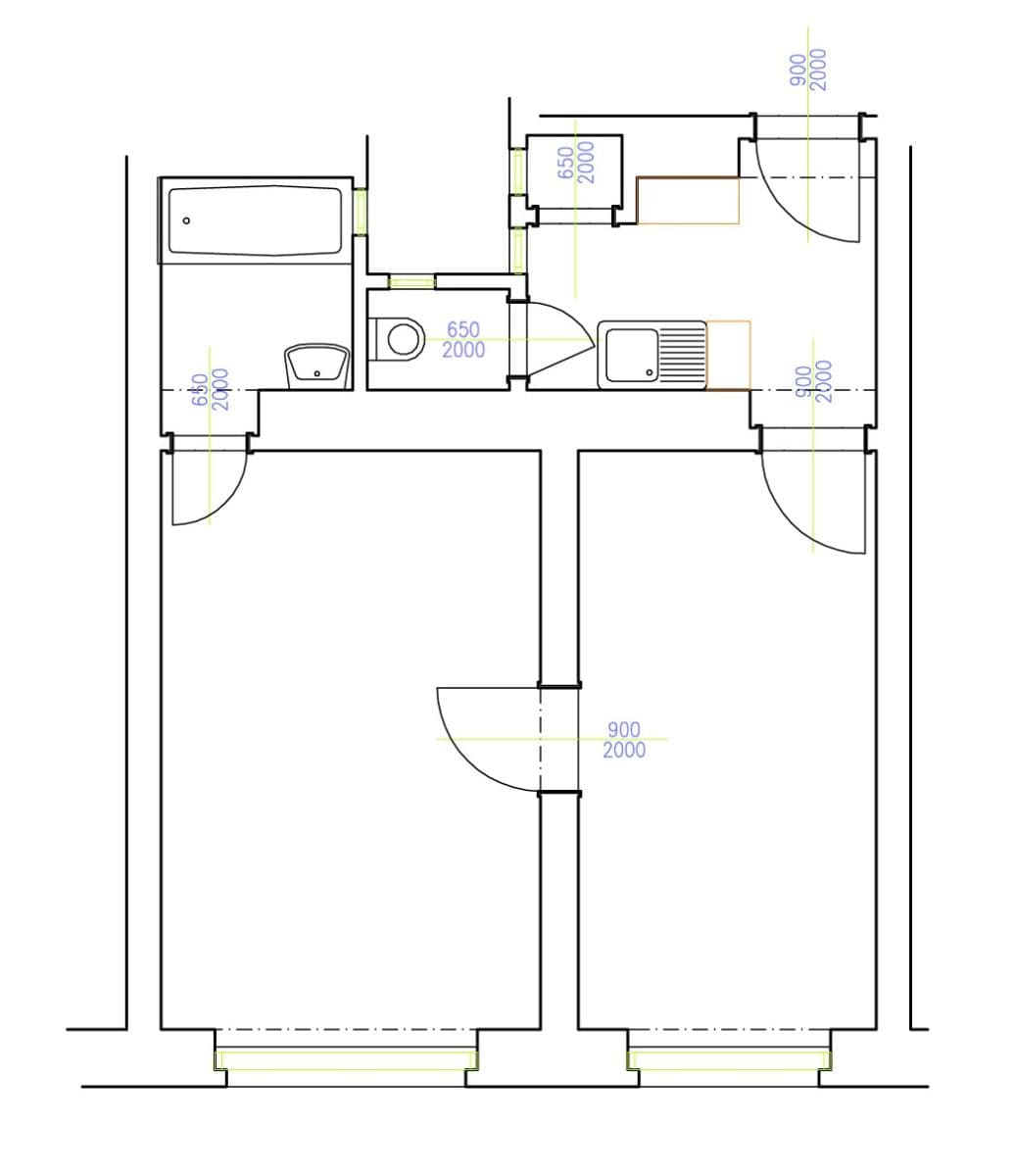 Prenájom bytu 2-izbový 45 m², Holandská, Praha, Praha Prenájom bytu 2-izbový 45 m², Holandská, Praha, Praha
