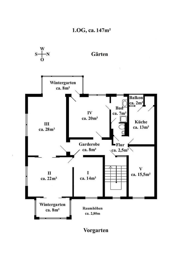 Prenájom bytu 5-izbový 147 m², Hildesheim, Dolné Sasko Prenájom bytu 5-izbový 147 m², Hildesheim, Dolné Sasko