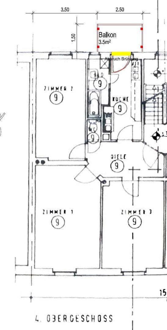 Predaj bytu 3-izbový 76 m², Frankfurt am Main, Hesensko Predaj bytu 3-izbový 76 m², Frankfurt am Main, Hesensko