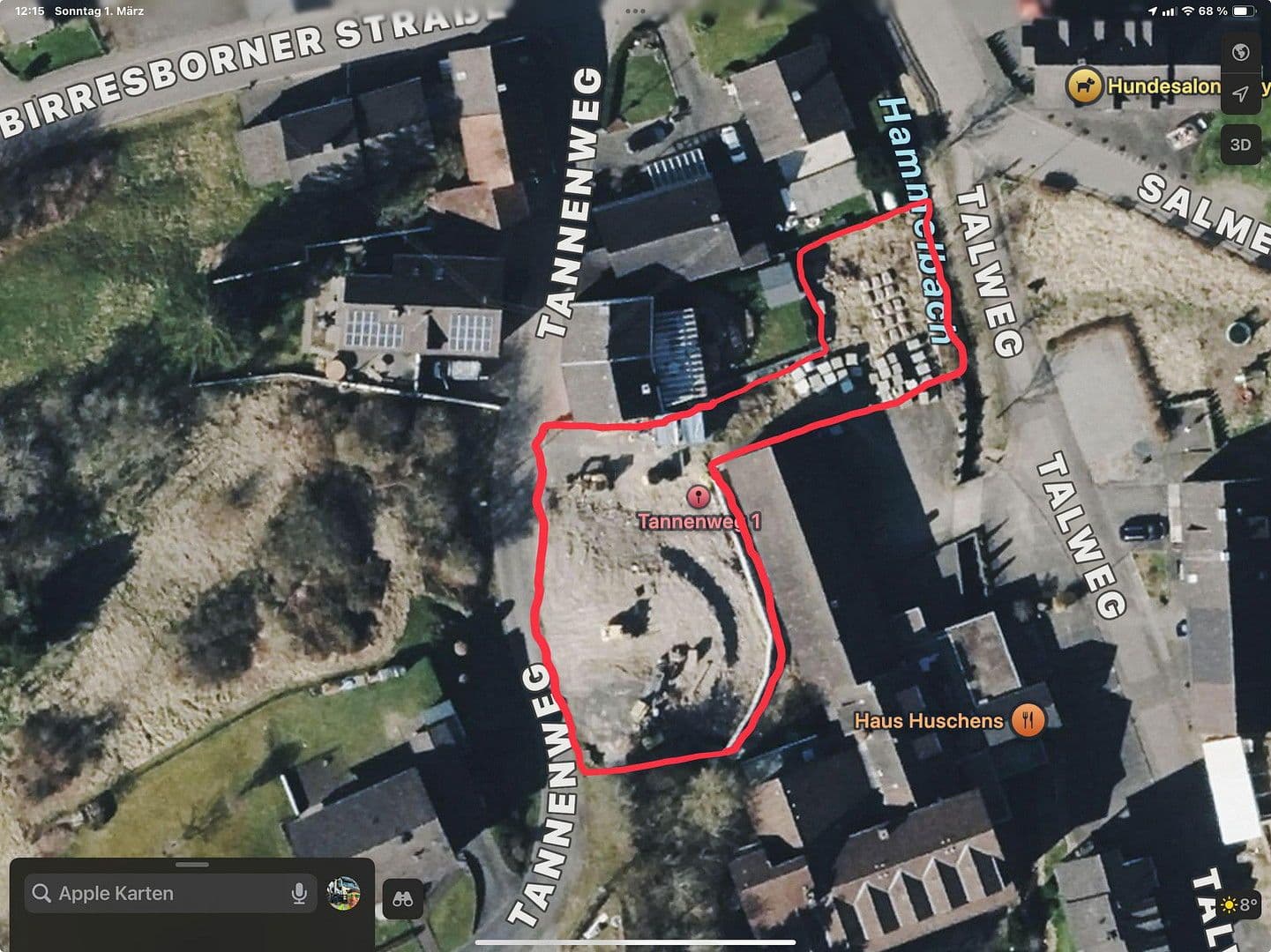 Predaj pozemku 1.000 m², Michelbach, Porýnie-Falcko Predaj pozemku 1.000 m², Michelbach, Porýnie-Falcko