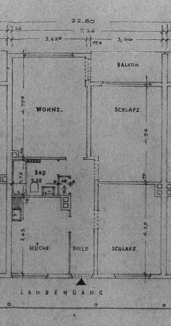 Prenájom bytu 3-izbový 68 m², Allmendestraße 1, Moers, Severné Porýnie - Westfálsko Prenájom bytu 3-izbový 68 m², Allmendestraße 1, Moers, Severné Porýnie - Westfálsko