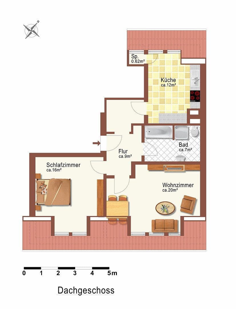 Prenájom bytu 2-izbový 64 m², Riedrain 9, Frankfurt, Hesensko Prenájom bytu 2-izbový 64 m², Riedrain 9, Frankfurt, Hesensko
