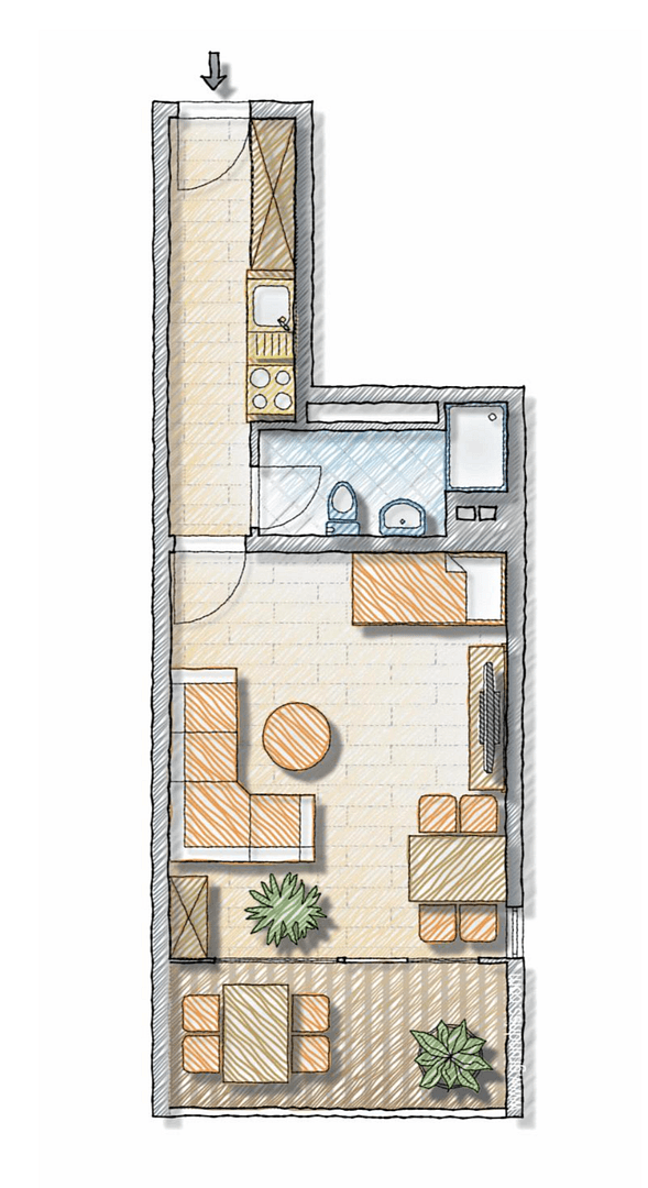 Prenájom bytu 1-izbový 36 m², Am Wald 19, Unterkirnach, Bádensko-Wurttembersko Prenájom bytu 1-izbový 36 m², Am Wald 19, Unterkirnach, Bádensko-Wurttembersko