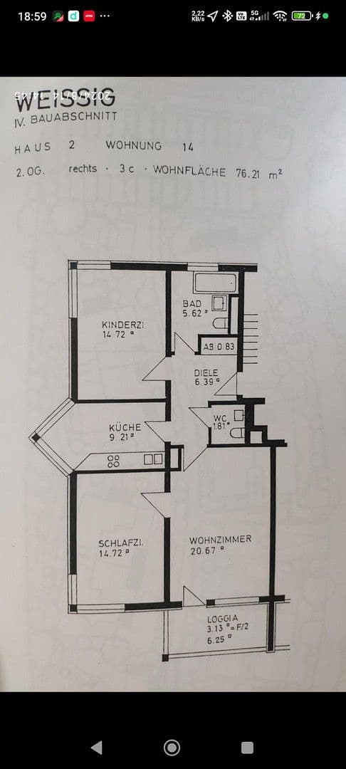 Predaj bytu 3-izbový 76 m², Zum Heiderand 30, Dresden - Weißig, Sasko Predaj bytu 3-izbový 76 m², Zum Heiderand 30, Dresden - Weißig, Sasko