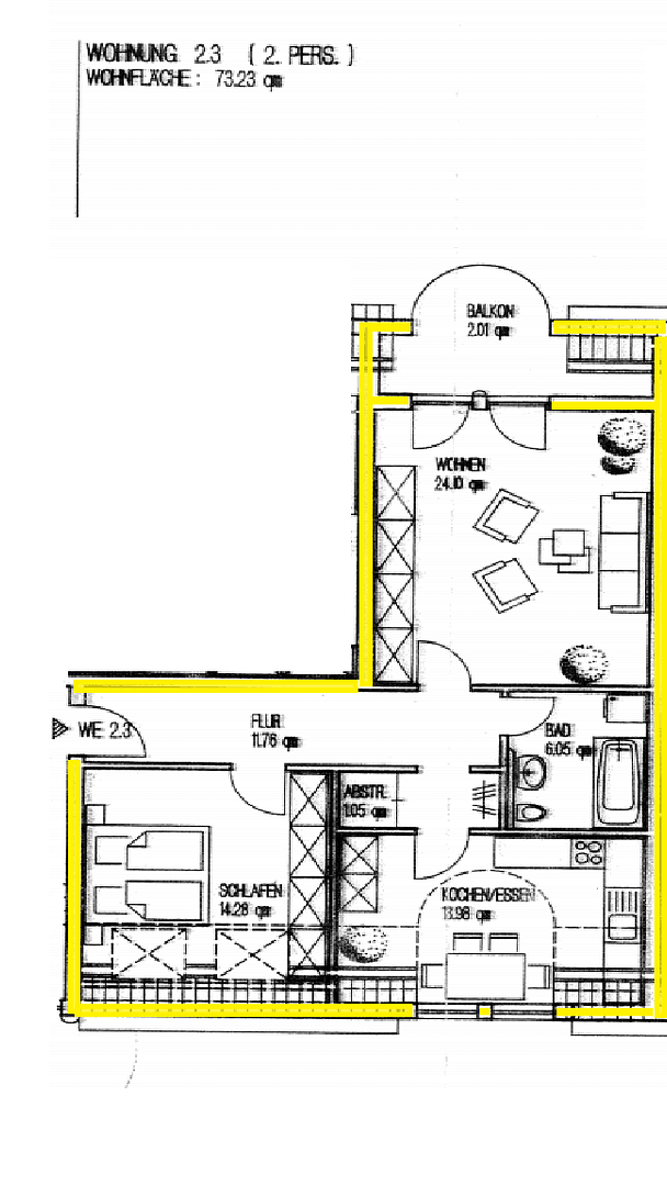 Prenájom bytu 2-izbový 74 m², Plaidt, Porýnie-Falcko Prenájom bytu 2-izbový 74 m², Plaidt, Porýnie-Falcko