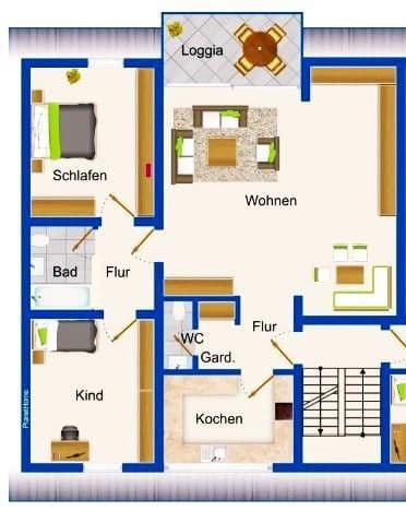Prenájom bytu 3-izbový 105 m², Hugenottenallee 95-97, Neu-Isenburg, Hesensko Prenájom bytu 3-izbový 105 m², Hugenottenallee 95-97, Neu-Isenburg, Hesensko