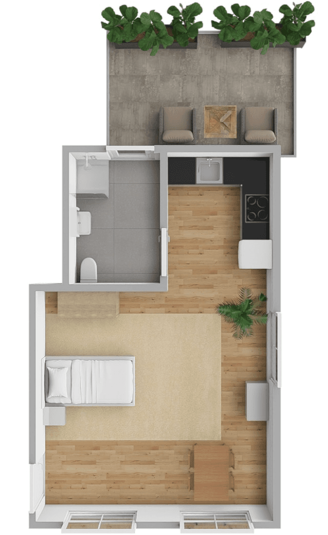 Prenájom bytu 1-izbový 45 m², Leininger Ring 32, Bockenheim an der Weinstraße, Porýnie-Falcko Prenájom bytu 1-izbový 45 m², Leininger Ring 32, Bockenheim an der Weinstraße, Porýnie-Falcko