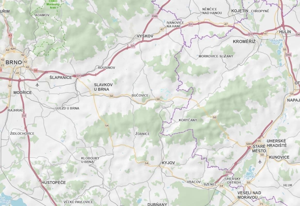 Predaj pozemku 43.527 m², Dobročkovice, Jihomoravský kraj Predaj pozemku 43.527 m², Dobročkovice, Jihomoravský kraj