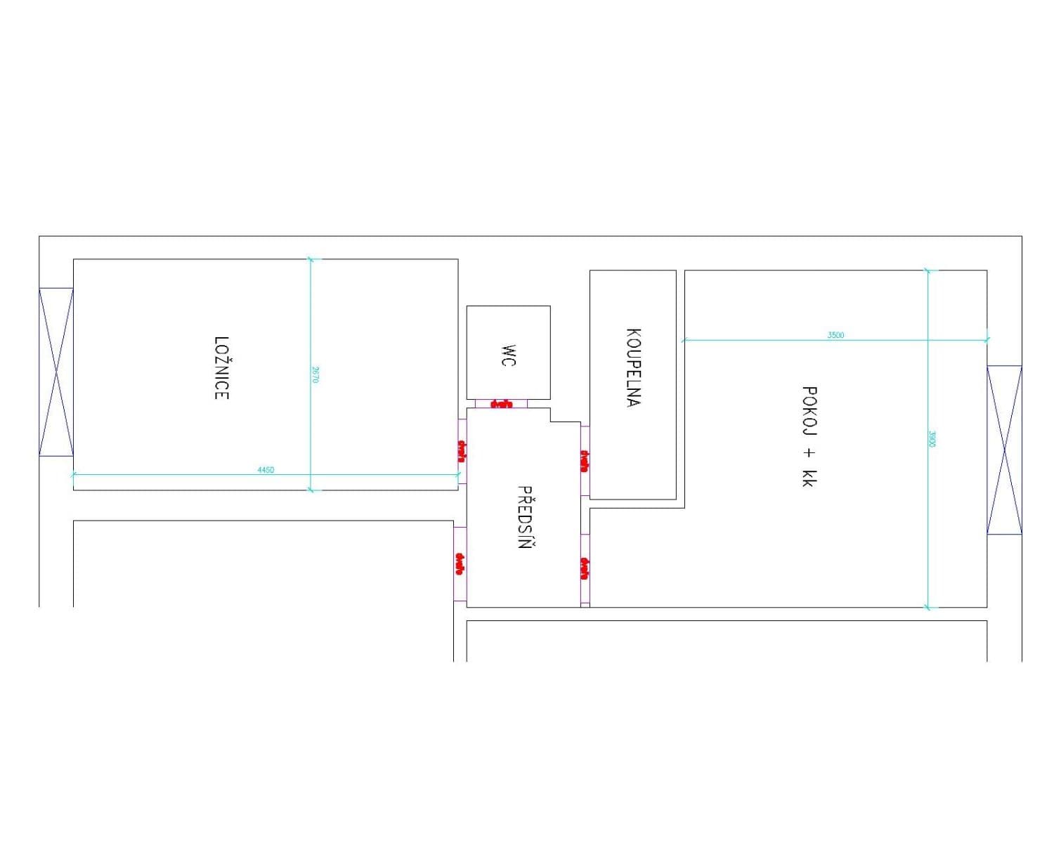 Prenájom bytu 2-izbový 44 m², Pastrnkova, Brno, Jihomoravský kraj Prenájom bytu 2-izbový 44 m², Pastrnkova, Brno, Jihomoravský kraj