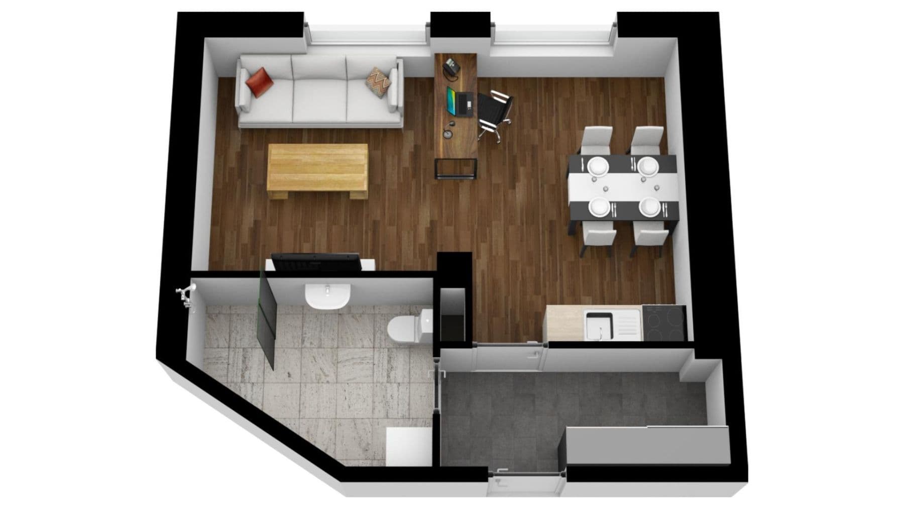 Prenájom bytu 1-izbový 38 m², Dalibora z Myšlína, Doksy, Liberecký kraj Prenájom bytu 1-izbový 38 m², Dalibora z Myšlína, Doksy, Liberecký kraj