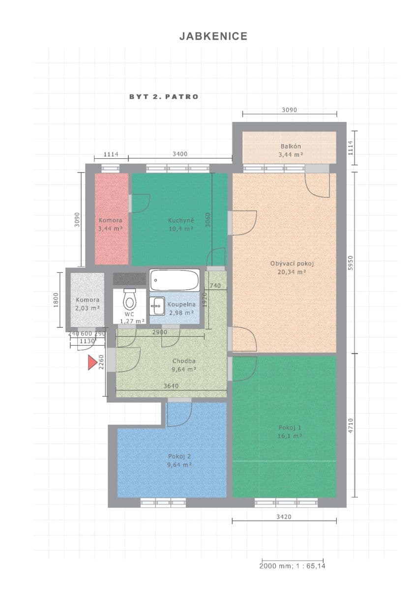 Predaj bytu 3-izbový 90 m², Jabkenice, Středočeský kraj Predaj bytu 3-izbový 90 m², Jabkenice, Středočeský kraj