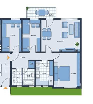 Prenájom bytu 4-izbový 85 m², Rosenauerstraße 46, Coburg, Bavorsko Prenájom bytu 4-izbový 85 m², Rosenauerstraße 46, Coburg, Bavorsko