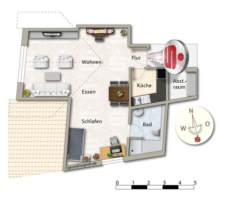 Prenájom bytu 1-izbový 31 m², Altstadt 1, Öhringen, Bádensko-Wurttembersko Prenájom bytu 1-izbový 31 m², Altstadt 1, Öhringen, Bádensko-Wurttembersko