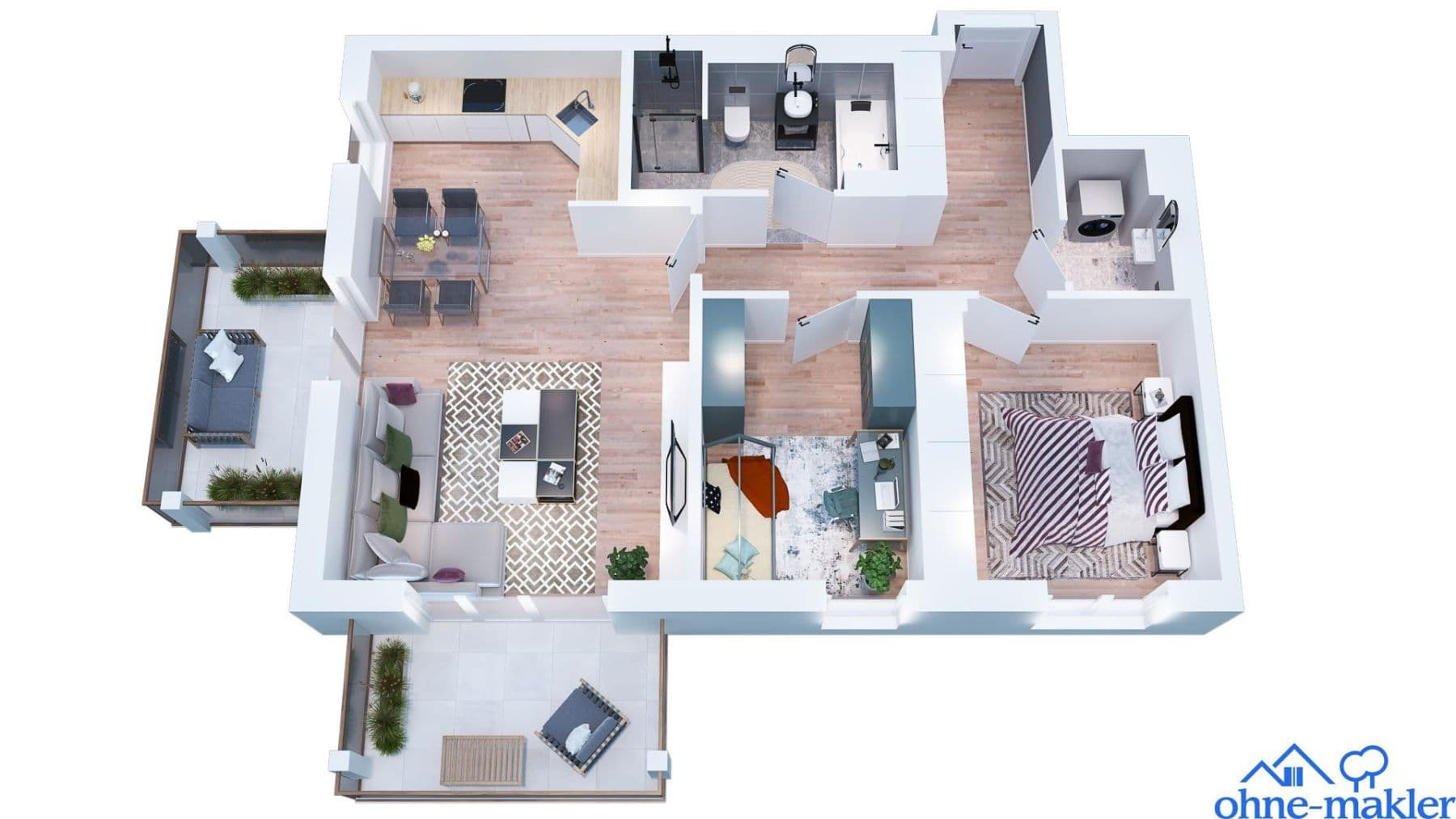 Predaj bytu 3-izbový 88 m², Theresienbogen 23, Unterschleißheim, Bavorsko Predaj bytu 3-izbový 88 m², Theresienbogen 23, Unterschleißheim, Bavorsko