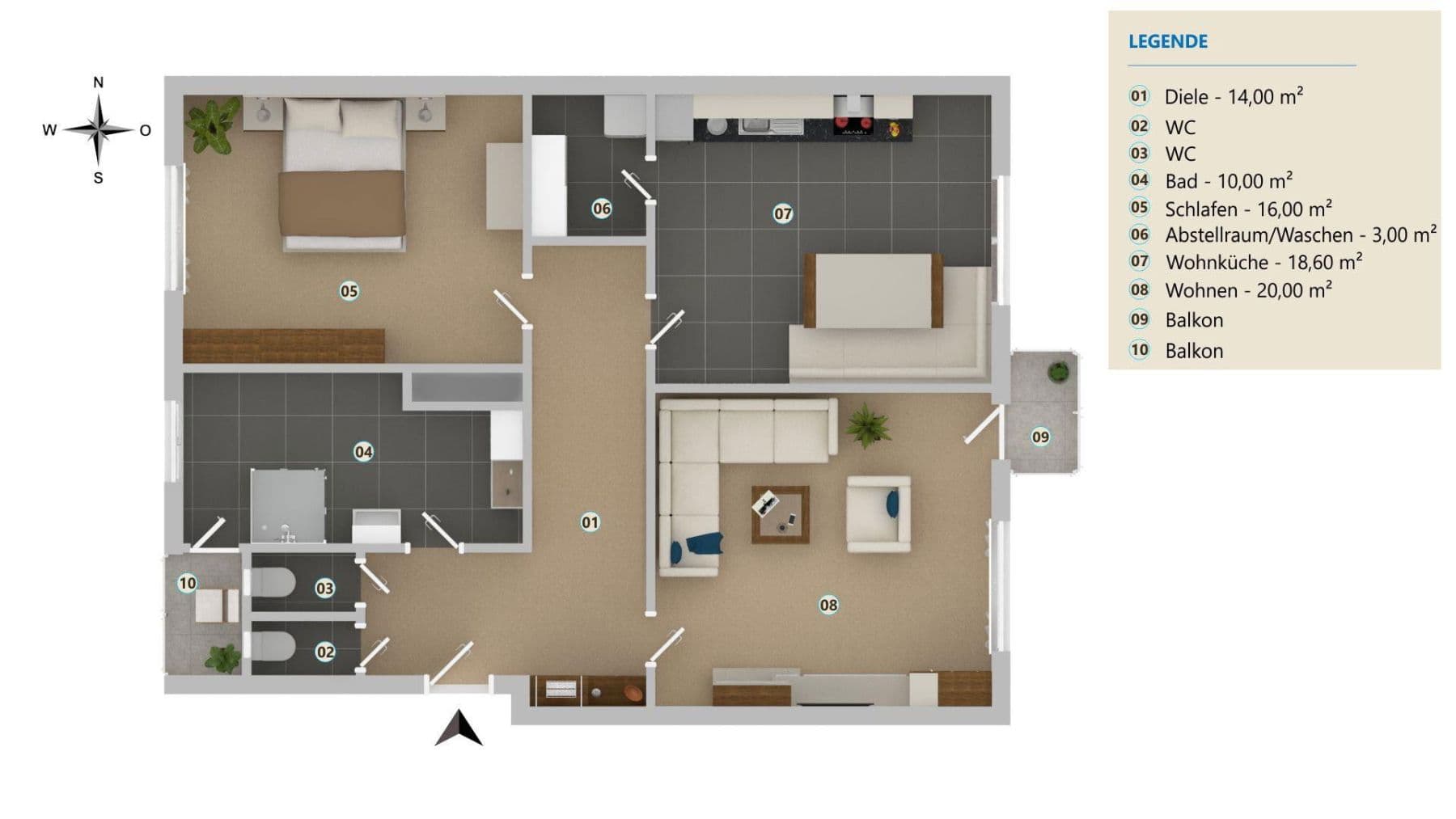 Predaj bytu 2-izbový 86 m², Steinsdorfstr. 3, München, Bavorsko Predaj bytu 2-izbový 86 m², Steinsdorfstr. 3, München, Bavorsko