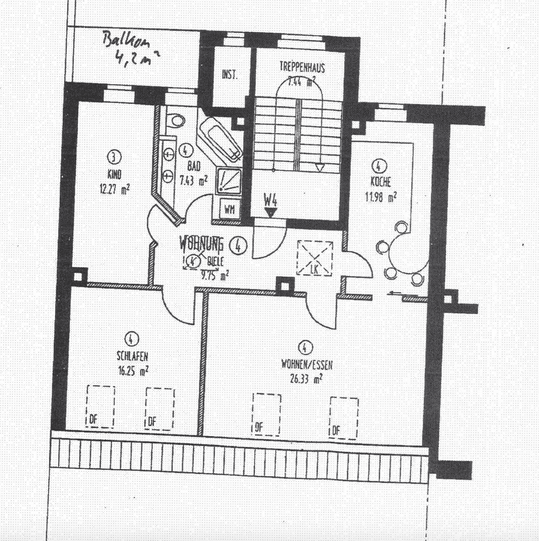 Prenájom bytu 3-izbový 86 m², Gera, Durínsko Prenájom bytu 3-izbový 86 m², Gera, Durínsko