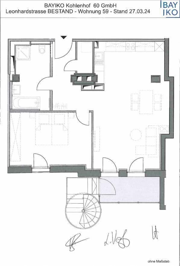 Prenájom bytu 2-izbový 77 m², Leonhardstr. 29, Nürnberg, Bavorsko Prenájom bytu 2-izbový 77 m², Leonhardstr. 29, Nürnberg, Bavorsko