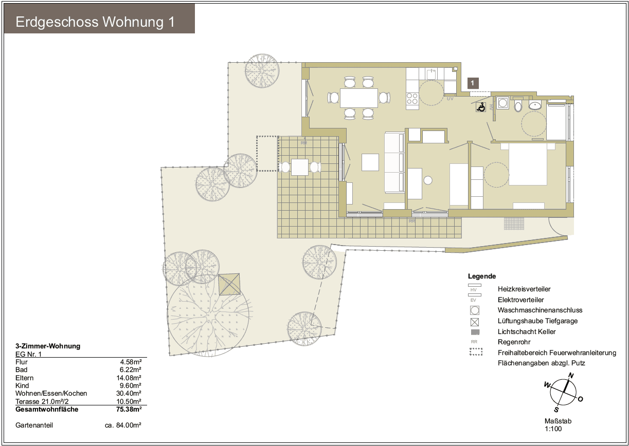 Predaj bytu 3-izbový 76 m², Am Wasserturm 16, Geisenfeld, Bavorsko Predaj bytu 3-izbový 76 m², Am Wasserturm 16, Geisenfeld, Bavorsko