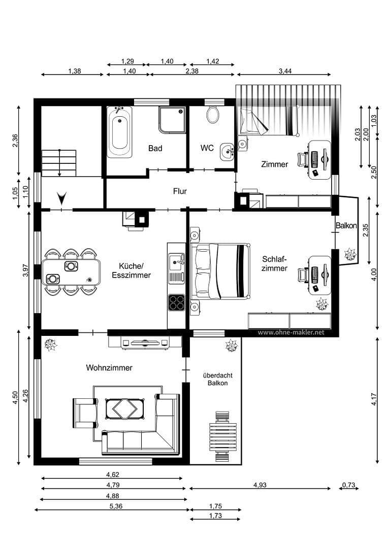 Prenájom bytu 3-izbový 85 m², Neuenstadt am Kocher, Bádensko-Wurttembersko Prenájom bytu 3-izbový 85 m², Neuenstadt am Kocher, Bádensko-Wurttembersko