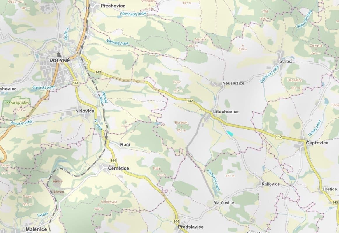 Predaj pozemku 3.149 m², Litochovice, Jihočeský kraj Predaj pozemku 3.149 m², Litochovice, Jihočeský kraj