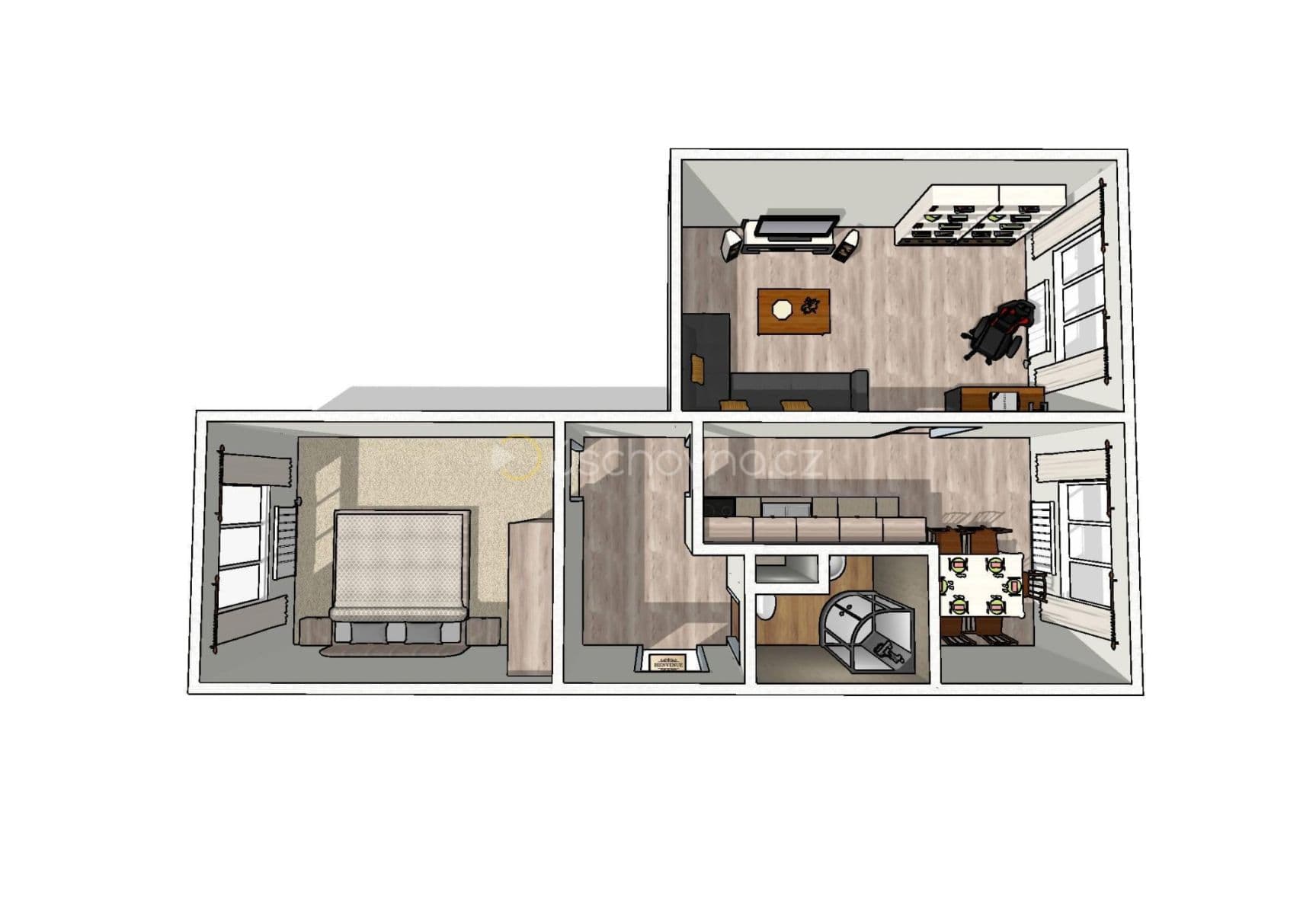 Predaj bytu 2-izbový 61 m², Jeronýmova, Jablonec nad Nisou, Liberecký kraj Predaj bytu 2-izbový 61 m², Jeronýmova, Jablonec nad Nisou, Liberecký kraj