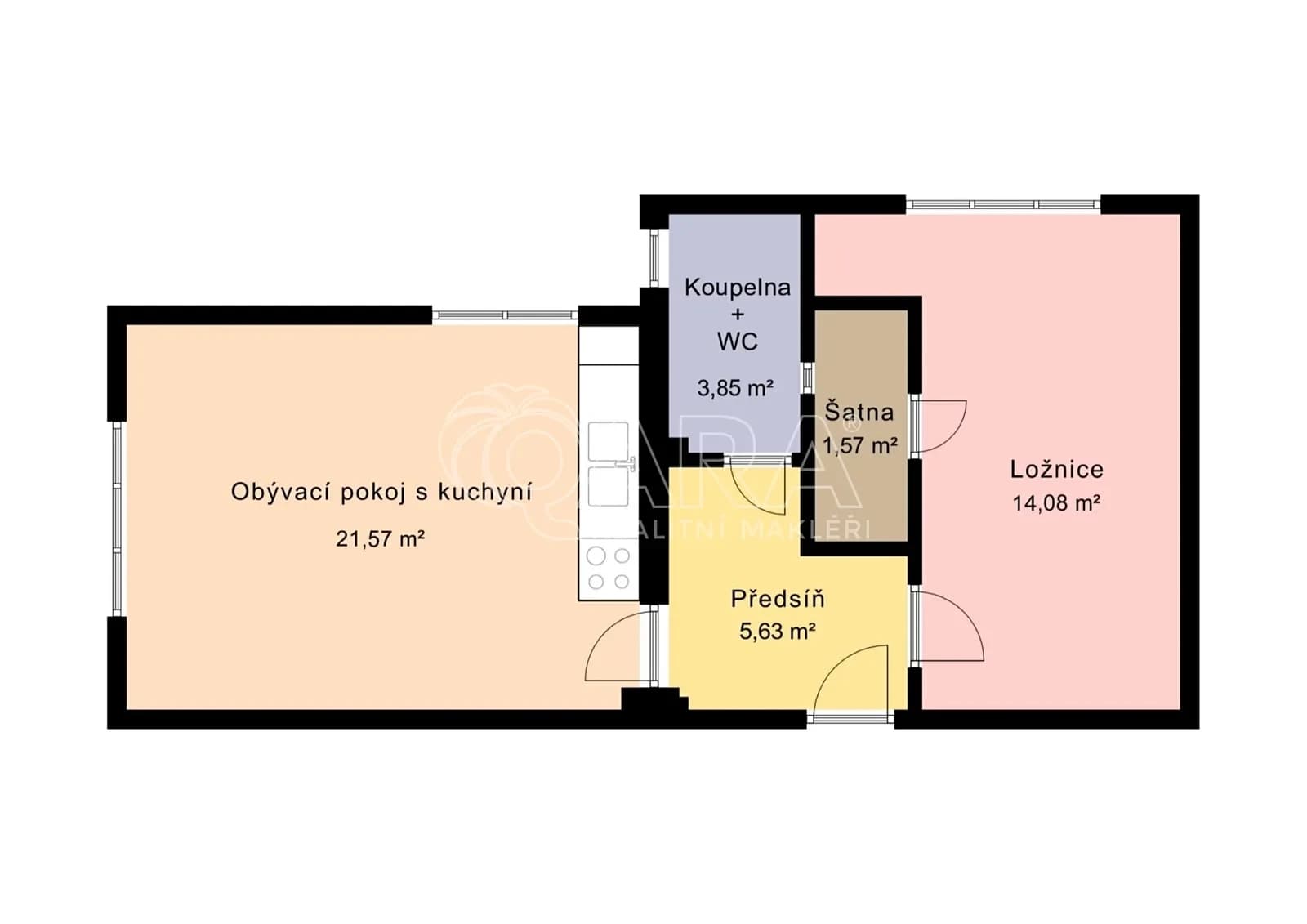 Predaj bytu 2-izbový 46 m², Viklefova, Praha, Praha Predaj bytu 2-izbový 46 m², Viklefova, Praha, Praha