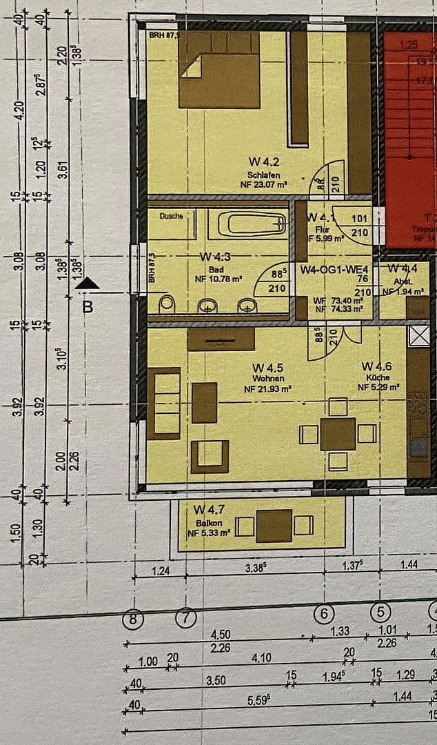 Prenájom bytu 2-izbový 73 m², Am Gutspark 2, Berlin, Berlín Prenájom bytu 2-izbový 73 m², Am Gutspark 2, Berlin, Berlín