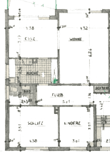 Prenájom bytu 3-izbový 93 m², Bodelschwinghstr. 40, Münster, Severné Porýnie - Westfálsko Prenájom bytu 3-izbový 93 m², Bodelschwinghstr. 40, Münster, Severné Porýnie - Westfálsko