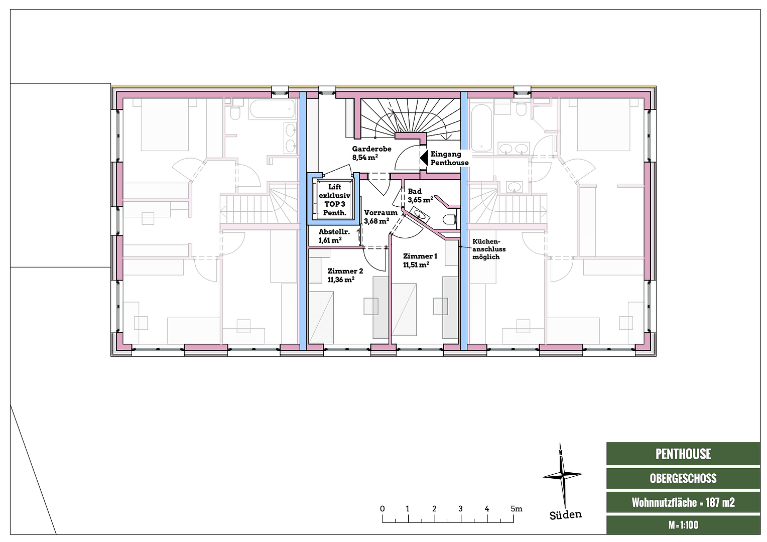 Predaj bytu 5-izbový 187 m², Draxlerstraße, Hallwang, Salzbursko Predaj bytu 5-izbový 187 m², Draxlerstraße, Hallwang, Salzbursko