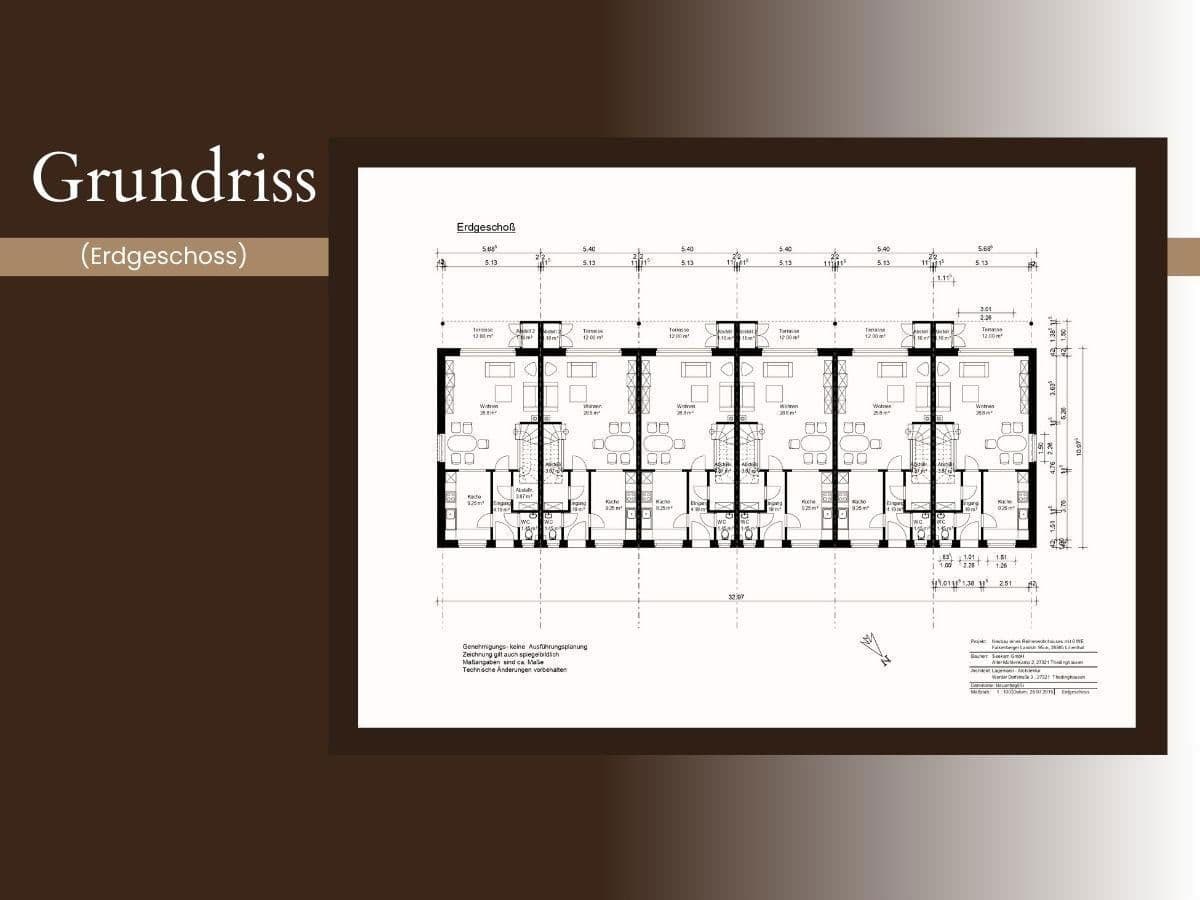 Predaj domu 140 m², pozemek 1.177 m², Falkenberger Landstr. 95 e-j, 28865 Lilienthal, Lilienthal, Dolné Sasko Predaj domu 140 m², pozemek 1.177 m², Falkenberger Landstr. 95 e-j, 28865 Lilienthal, Lilienthal, Dolné Sasko