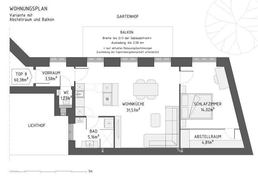 Predaj bytu 2-izbový 61 m², Wien, Viedeň Predaj bytu 2-izbový 61 m², Wien, Viedeň