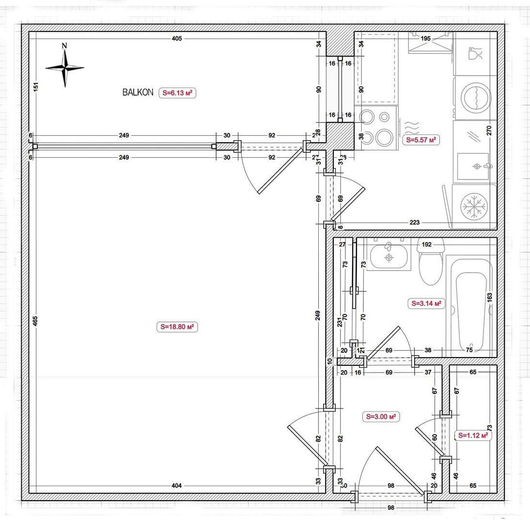 Prenájom bytu 1-izbový 35 m², Stendaler Strasse 18A, Berlin, Berlín Prenájom bytu 1-izbový 35 m², Stendaler Strasse 18A, Berlin, Berlín