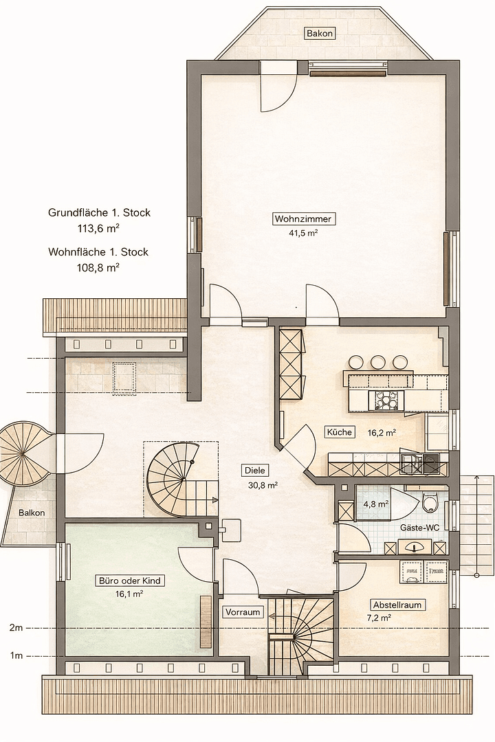 Predaj bytu 4-izbový 171 m², Henfenfeld, Bavorsko Predaj bytu 4-izbový 171 m², Henfenfeld, Bavorsko