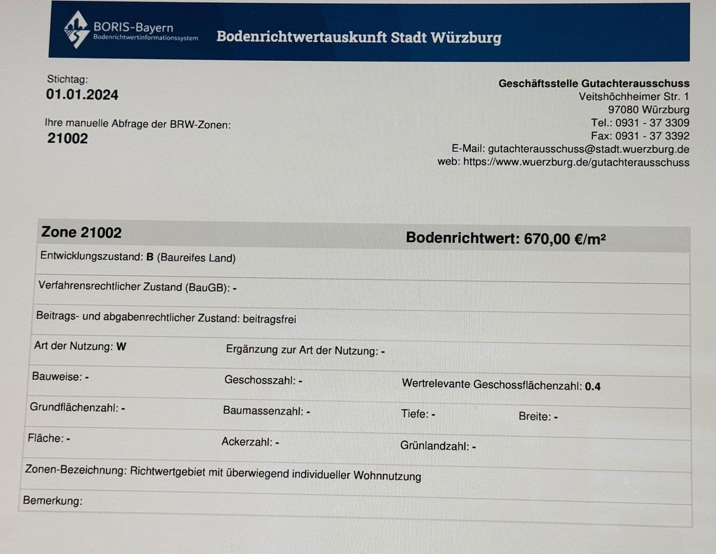 Predaj pozemku 1.424 m², Heinrich-Zeuner-Straße 50, Würzburg, Bavorsko Predaj pozemku 1.424 m², Heinrich-Zeuner-Straße 50, Würzburg, Bavorsko