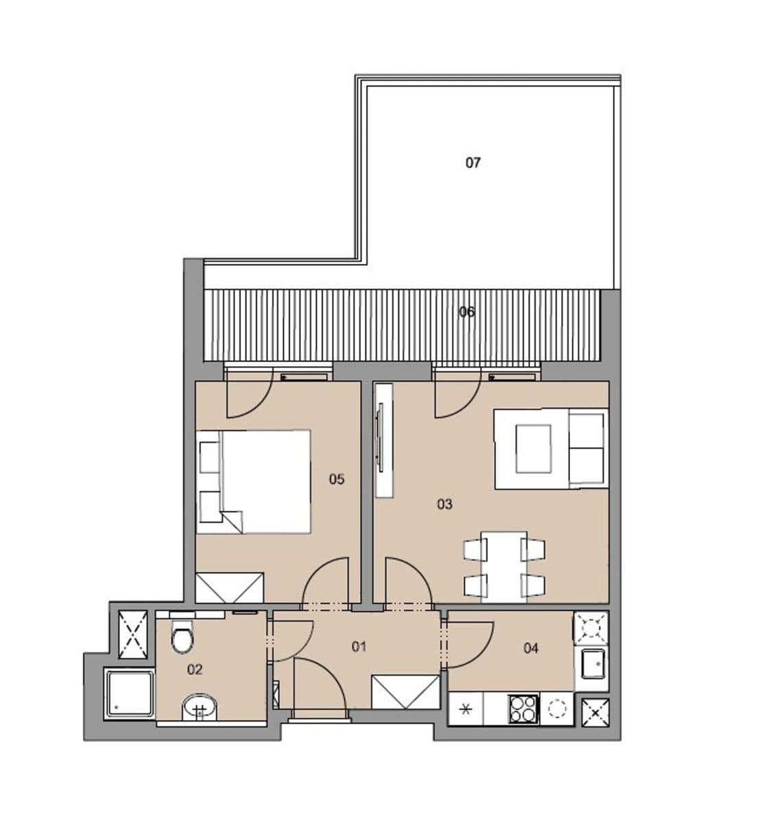 Prenájom bytu 2-izbový 54 m², Magisterská, Plzeň, Plzeňský kraj Prenájom bytu 2-izbový 54 m², Magisterská, Plzeň, Plzeňský kraj