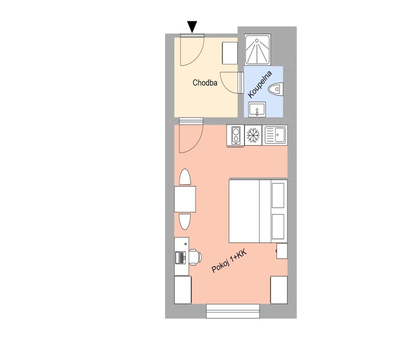 Prenájom bytu 1-izbový 27 m², Magisterská, Plzeň, Plzeňský kraj Prenájom bytu 1-izbový 27 m², Magisterská, Plzeň, Plzeňský kraj
