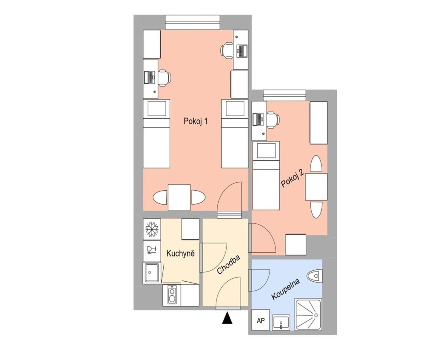 Prenájom bytu 2-izbový 43 m², Magisterská, Plzeň, Plzeňský kraj Prenájom bytu 2-izbový 43 m², Magisterská, Plzeň, Plzeňský kraj