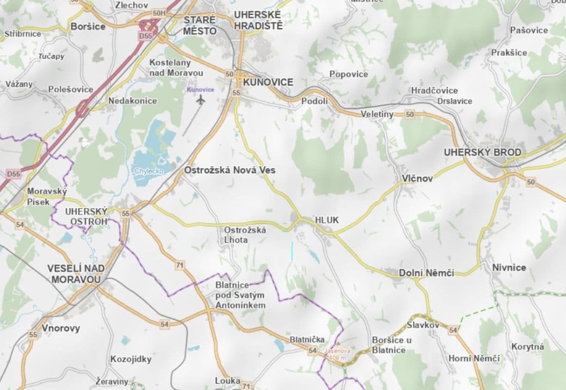 Predaj pozemku 2.198 m², Hluk, Zlínský kraj Predaj pozemku 2.198 m², Hluk, Zlínský kraj