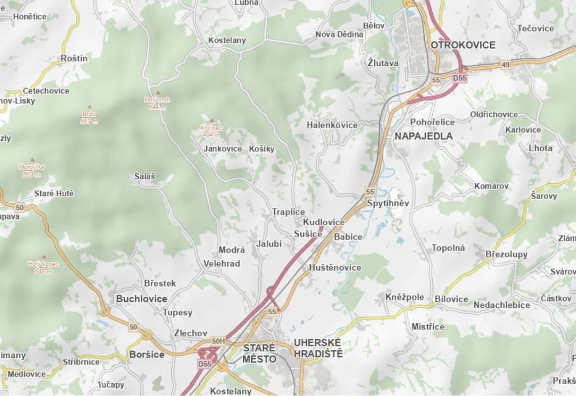 Predaj pozemku 2.489 m², Košíky, Zlínský kraj Predaj pozemku 2.489 m², Košíky, Zlínský kraj