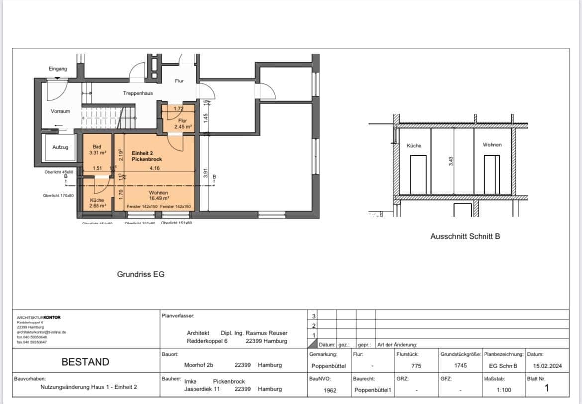 Prenájom kancelárie 25 m², Hamburg, Hamburg Prenájom kancelárie 25 m², Hamburg, Hamburg
