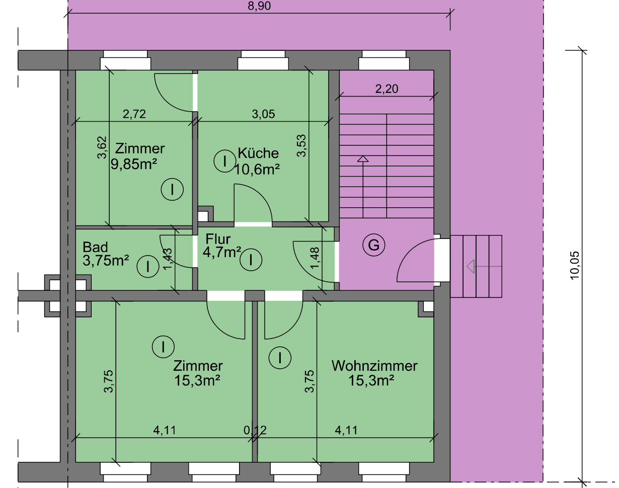Predaj bytu 3-izbový 60 m², Peine, Dolné Sasko Predaj bytu 3-izbový 60 m², Peine, Dolné Sasko