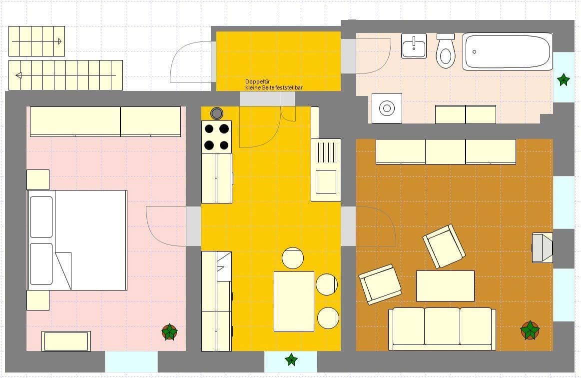 Prenájom bytu 2-izbový 57 m², Hauptstraße 9, Gersdorf, Sasko Prenájom bytu 2-izbový 57 m², Hauptstraße 9, Gersdorf, Sasko