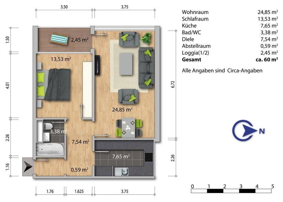 Predaj bytu 2-izbový 60 m², Konrad-Adenauer-Str. 4, Erftstadt, Severné Porýnie - Westfálsko Predaj bytu 2-izbový 60 m², Konrad-Adenauer-Str. 4, Erftstadt, Severné Porýnie - Westfálsko