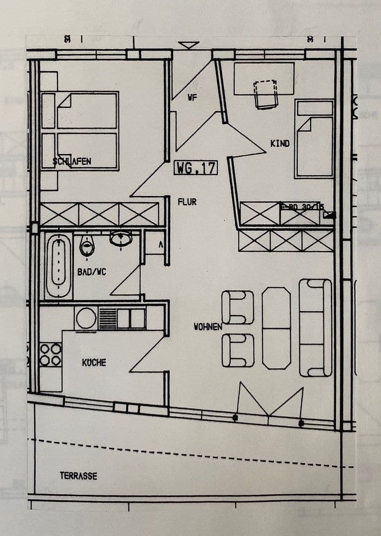 Prenájom bytu 3-izbový 65 m², Untere Augasse 39, Pforzheim, Bádensko-Wurttembersko Prenájom bytu 3-izbový 65 m², Untere Augasse 39, Pforzheim, Bádensko-Wurttembersko