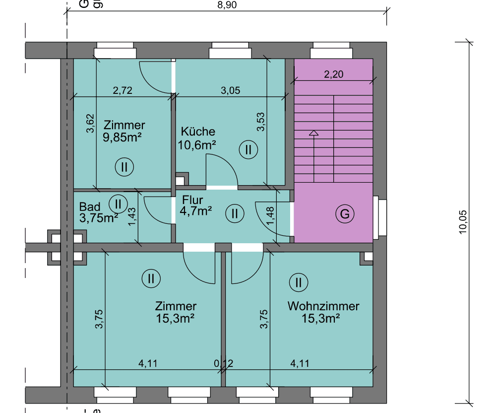 Predaj bytu 3-izbový 60 m², Peine, Dolné Sasko Predaj bytu 3-izbový 60 m², Peine, Dolné Sasko