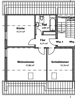 Prenájom bytu 2-izbový 50 m², Donaustauf, Bavorsko Prenájom bytu 2-izbový 50 m², Donaustauf, Bavorsko