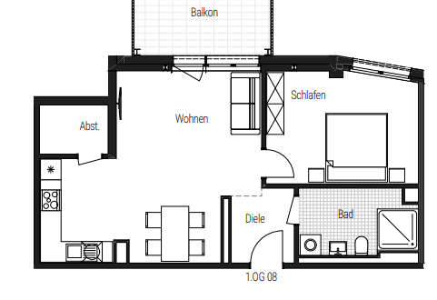 Prenájom bytu 2-izbový 62 m², Steinbühler Straße 4-6, Nürnberg, Bavorsko Prenájom bytu 2-izbový 62 m², Steinbühler Straße 4-6, Nürnberg, Bavorsko