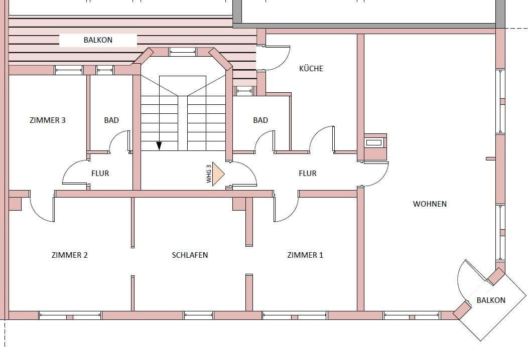 Prenájom bytu 6-izbový 118 m², Pestalozzistraße 31, Mannheim, Bádensko-Wurttembersko Prenájom bytu 6-izbový 118 m², Pestalozzistraße 31, Mannheim, Bádensko-Wurttembersko
