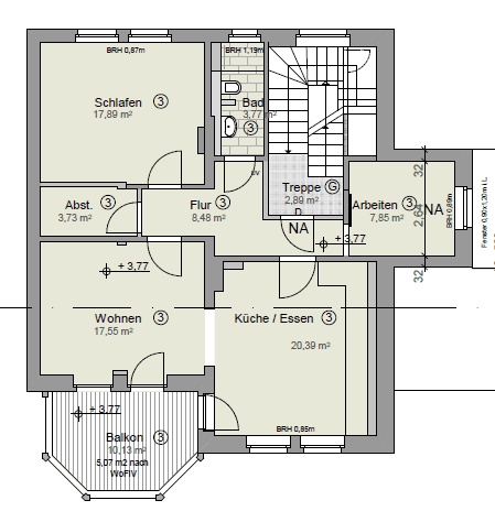 Predaj bytu 3-izbový 85 m², Friedrich-Pieper-Str. 6, Detmold, Severné Porýnie - Westfálsko Predaj bytu 3-izbový 85 m², Friedrich-Pieper-Str. 6, Detmold, Severné Porýnie - Westfálsko